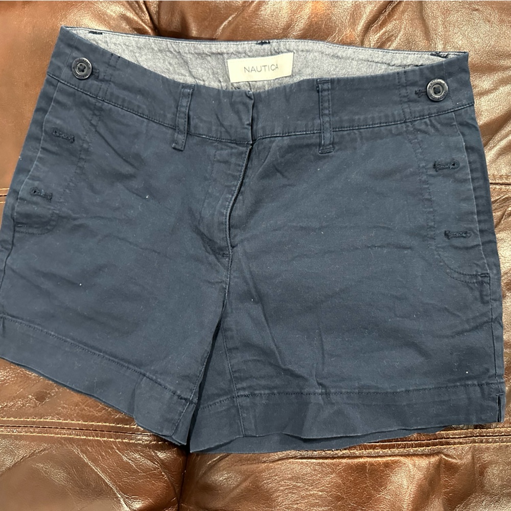 Nautica Dark Blue Casual Shorts